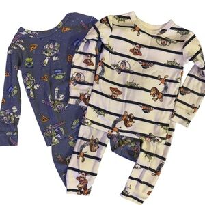 GAP Kids One Piece Footies - Blue and White